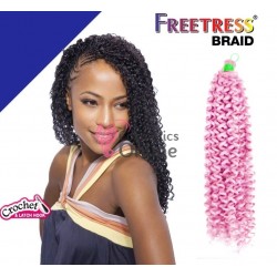 Extensie de par afro Bohemian Crochet Braid FreeTress de 50 cm Roz Deschis Cod A16